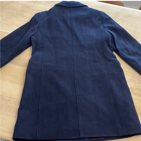 J. Crew Wool-blend Navy Blue topcoat peacoat - Picture 5 of 6